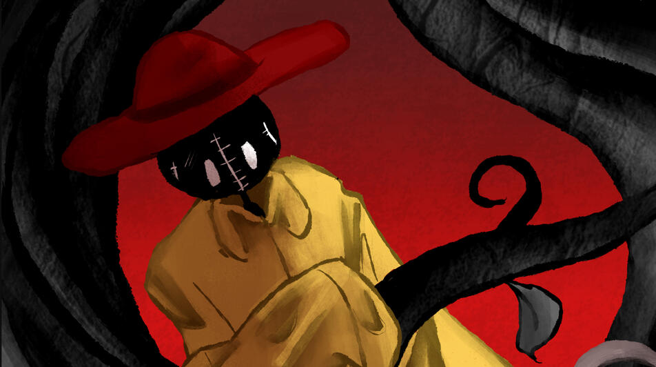 Scare D Crow Illustration- Vongrid