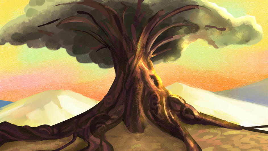 Scare D Crow Illustration- Vongrid