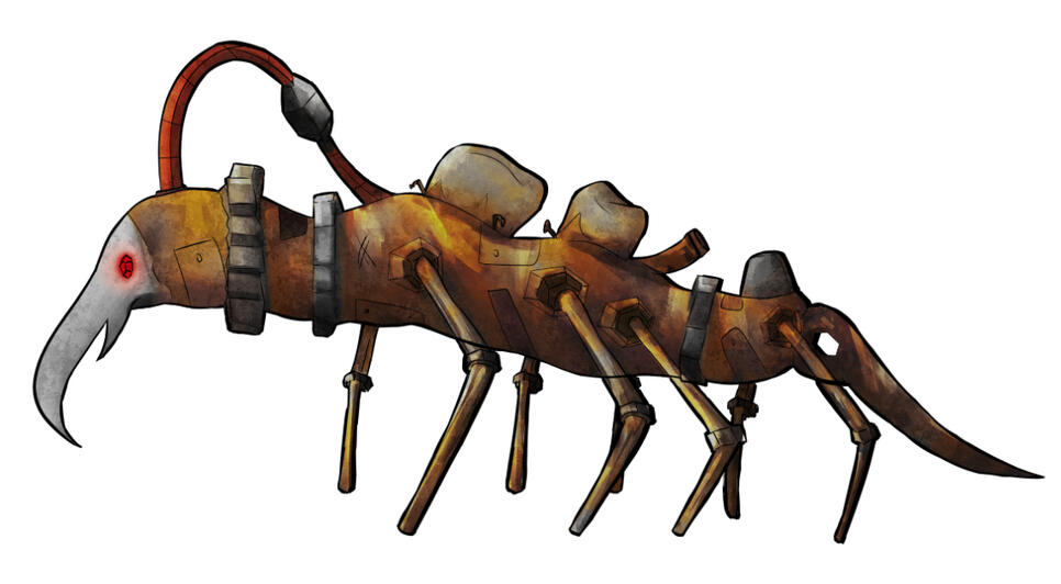 Cats 'n Clanks Centipede